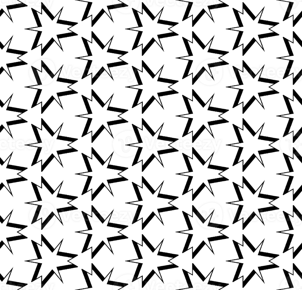 Black seamless abstract pattern. Overlay for background and backdrop. Ornamental design. PNG graphic illustration with transparent background.