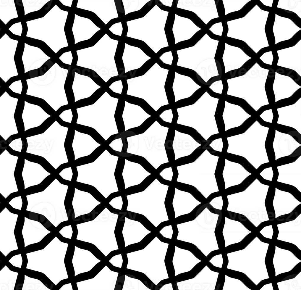 Black seamless abstract pattern. Overlay for background and backdrop. Ornamental design. PNG graphic illustration with transparent background.