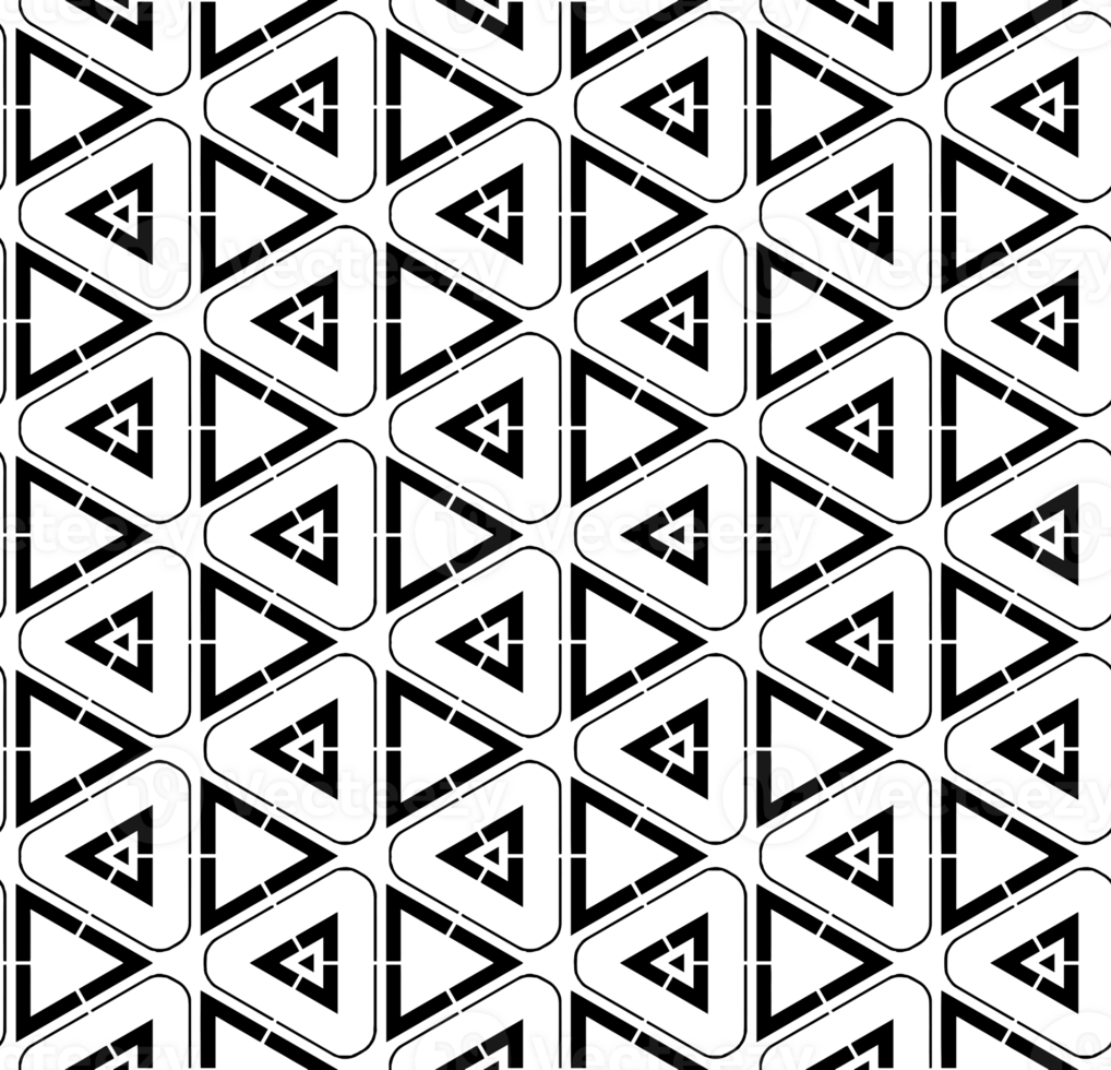 Black seamless abstract pattern. Overlay for background and backdrop. Ornamental design. PNG graphic illustration with transparent background.