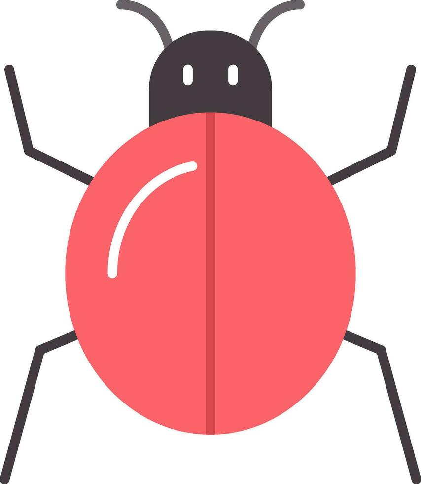 Bug Flat Icon vector