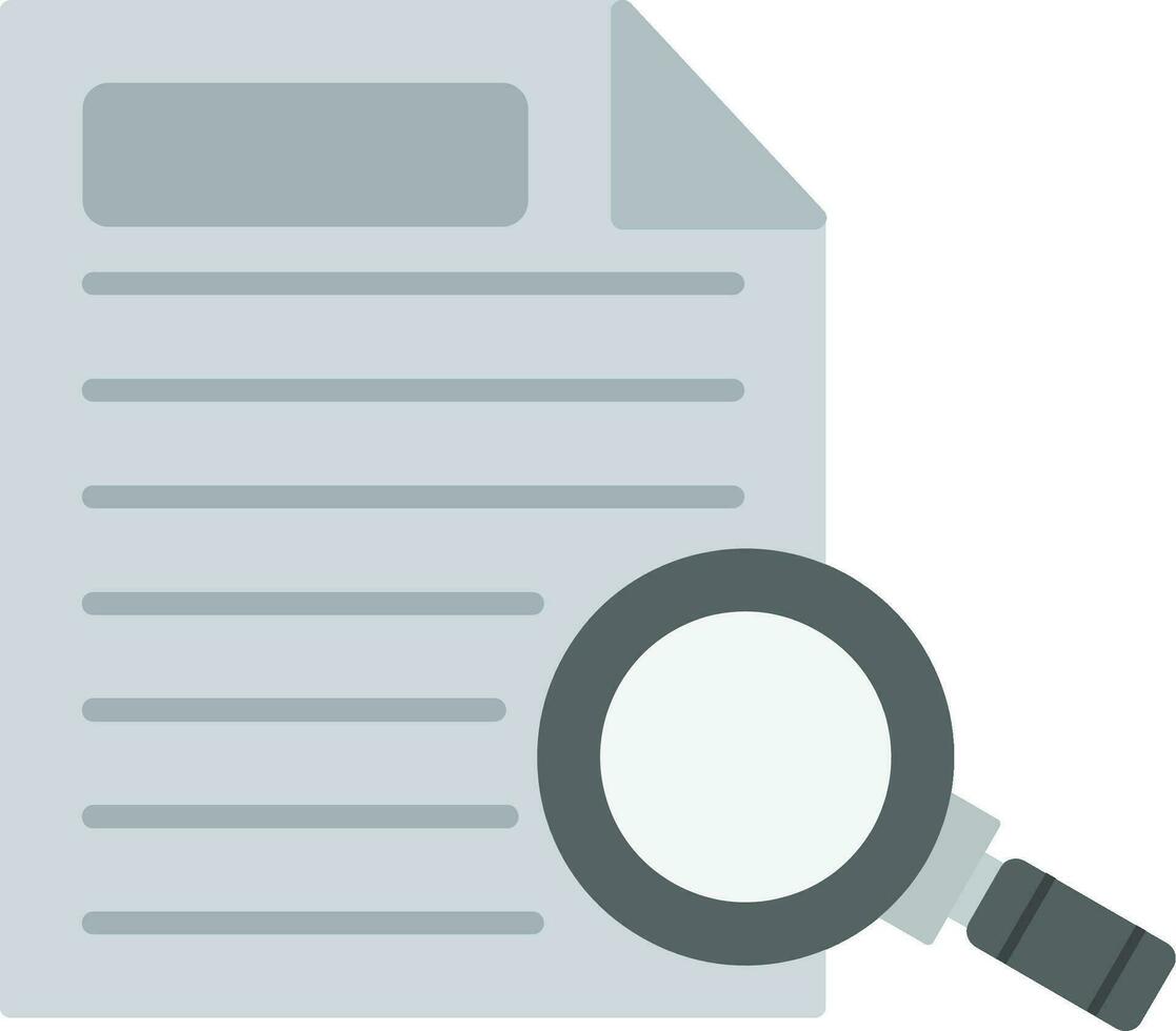 Magnifying Glass Flat Icon vector