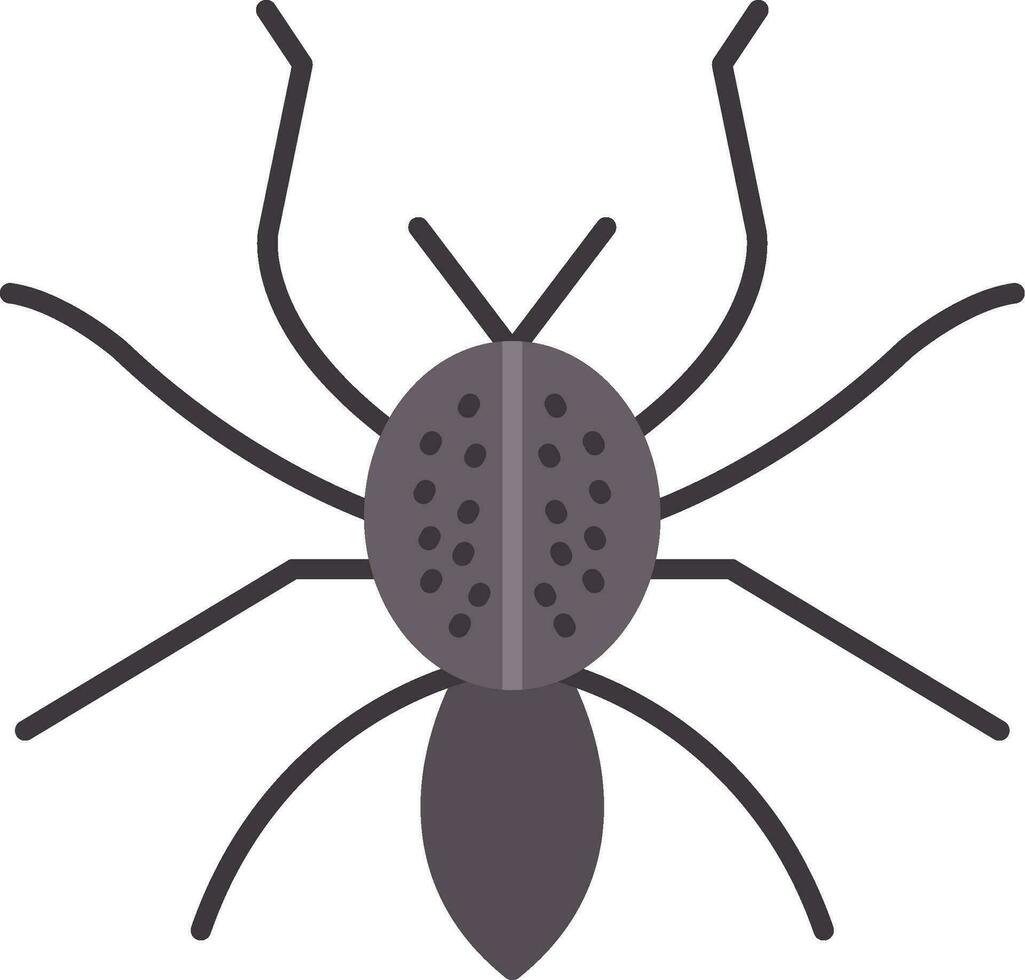 Spider Flat Icon vector