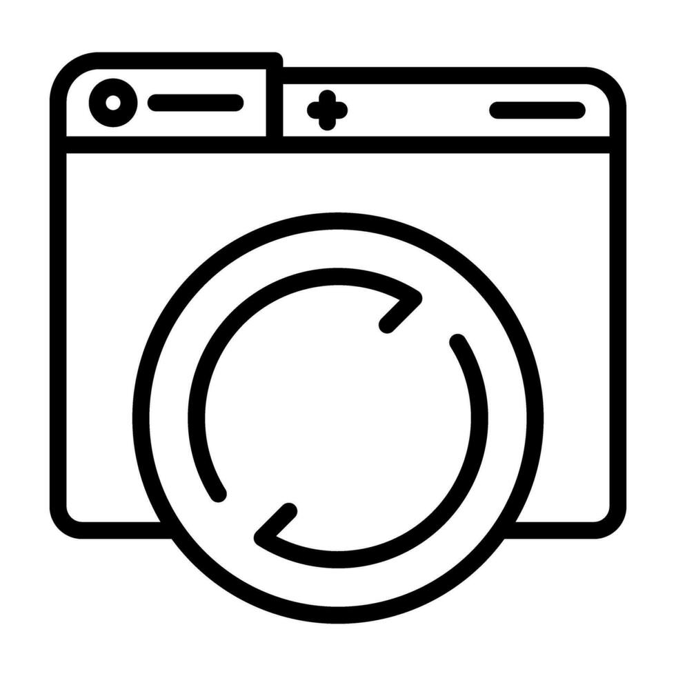 Refresh Page Vector Icon