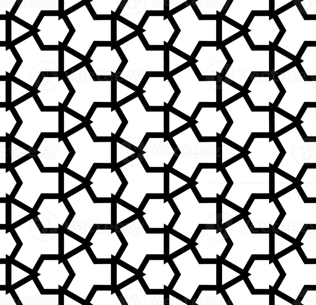 Black seamless abstract pattern. Overlay for background and backdrop. Ornamental design. PNG graphic illustration with transparent background.