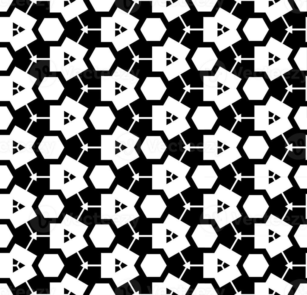 Black seamless abstract pattern. Overlay for background and backdrop. Ornamental design. PNG graphic illustration with transparent background.