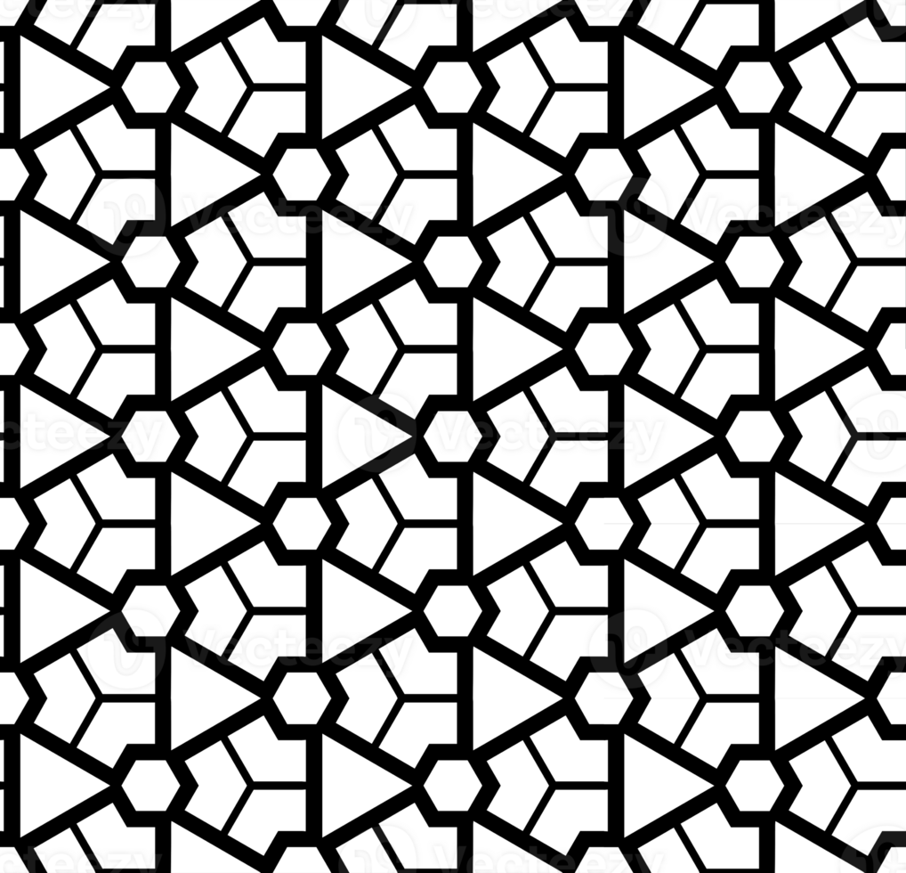 Black seamless abstract pattern. Overlay for background and backdrop. Ornamental design. PNG graphic illustration with transparent background.