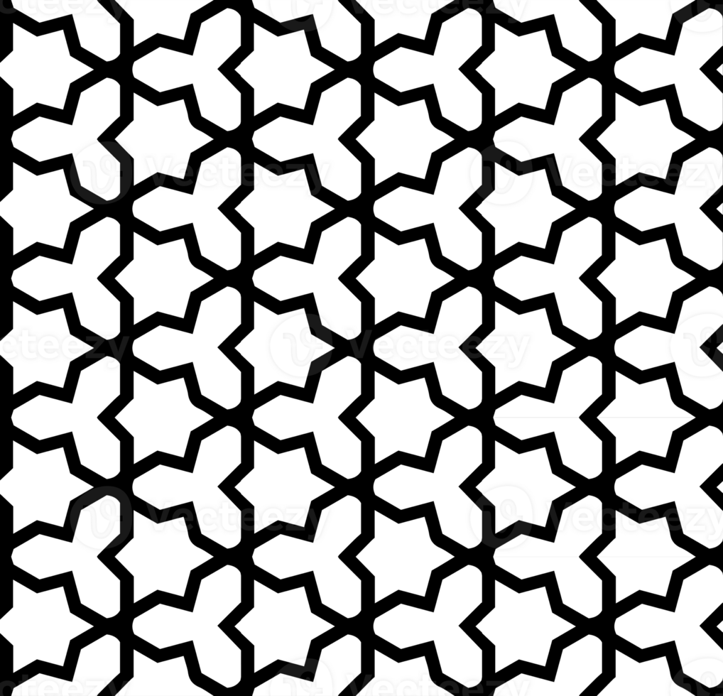 Black seamless abstract pattern. Overlay for background and backdrop. Ornamental design. PNG graphic illustration with transparent background.