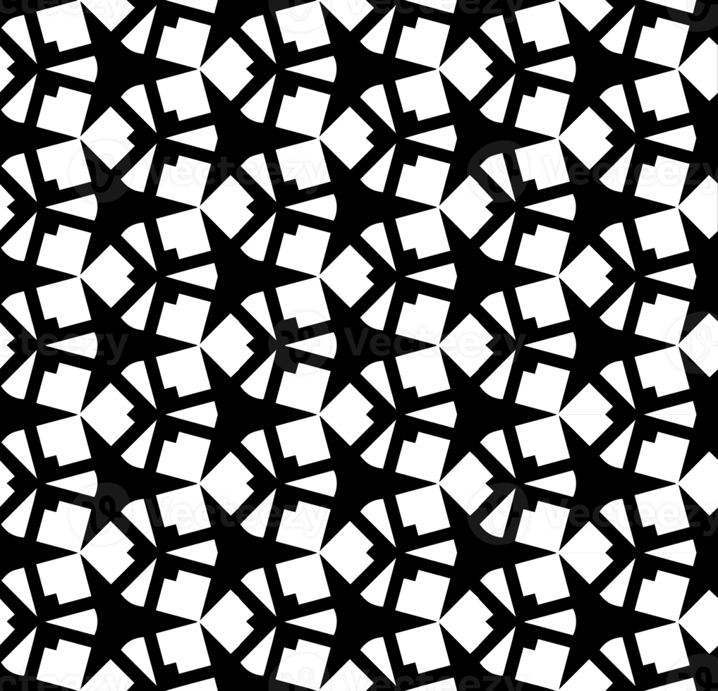 Black seamless abstract pattern. Overlay for background and backdrop. Ornamental design. PNG graphic illustration with transparent background.
