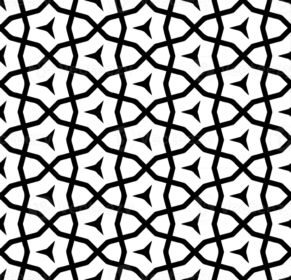 Black seamless abstract pattern. Overlay for background and backdrop. Ornamental design. PNG graphic illustration with transparent background.