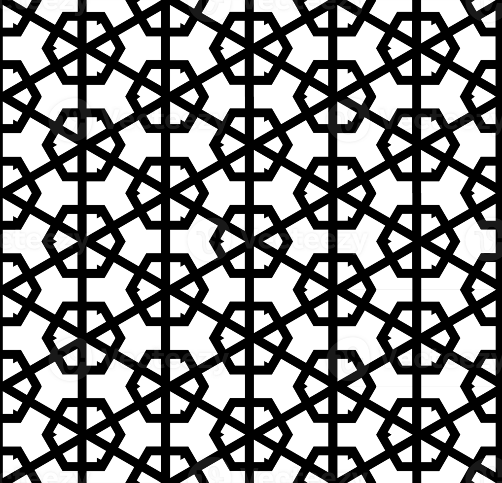 Black seamless abstract pattern. Overlay for background and backdrop. Ornamental design. PNG graphic illustration with transparent background.