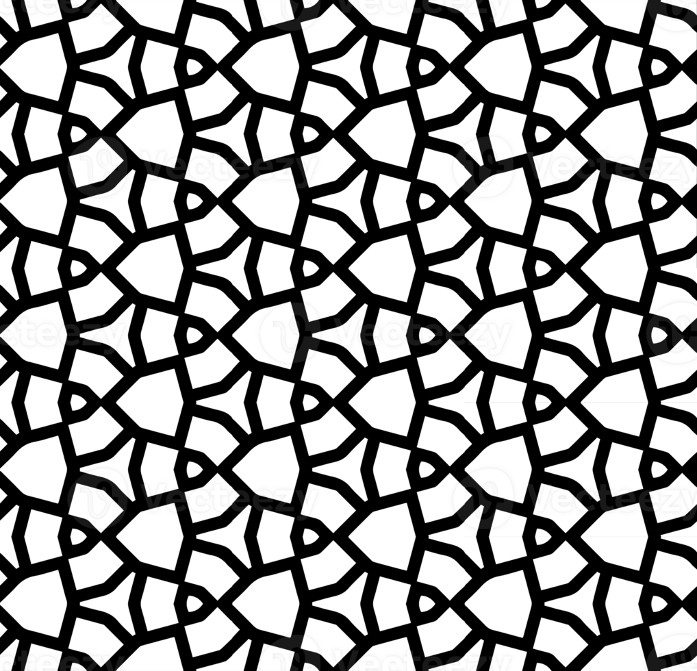 Black seamless abstract pattern. Overlay for background and backdrop. Ornamental design. PNG graphic illustration with transparent background.