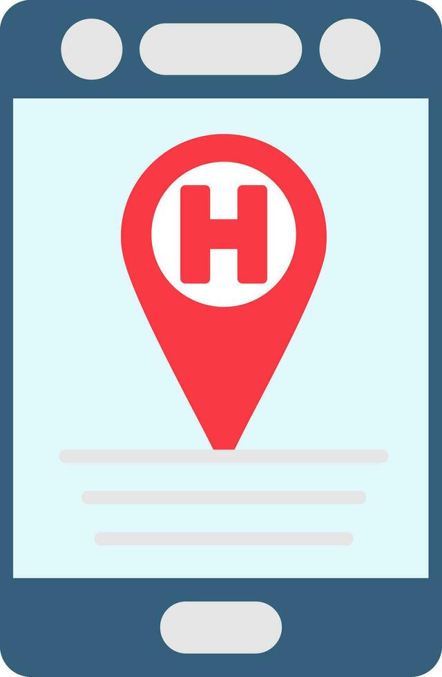 Hospital Flat Icon vector
