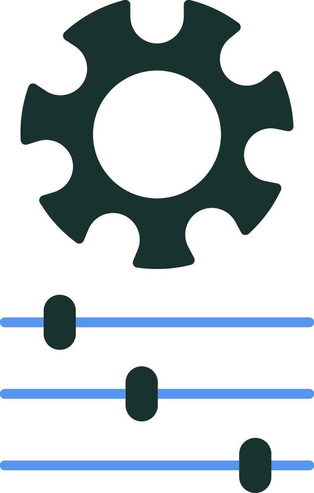 Gear Flat Icon vector