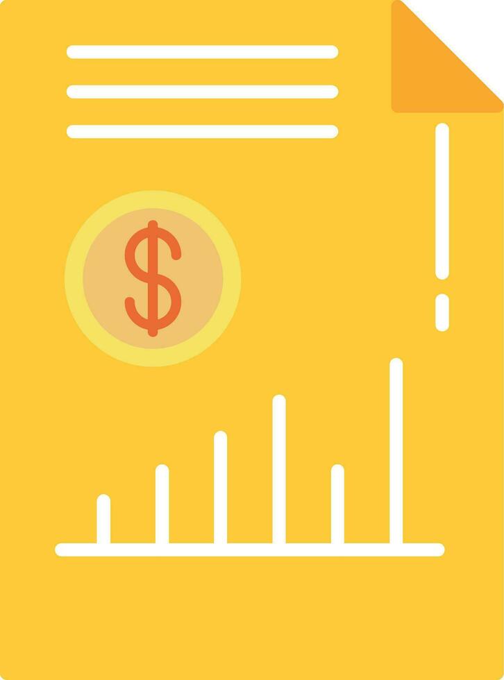 Income Flat Icon vector