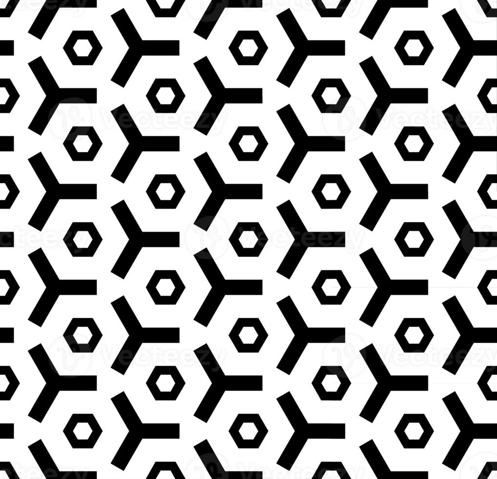 Black seamless abstract pattern. Overlay for background and backdrop. Ornamental design. PNG graphic illustration with transparent background.