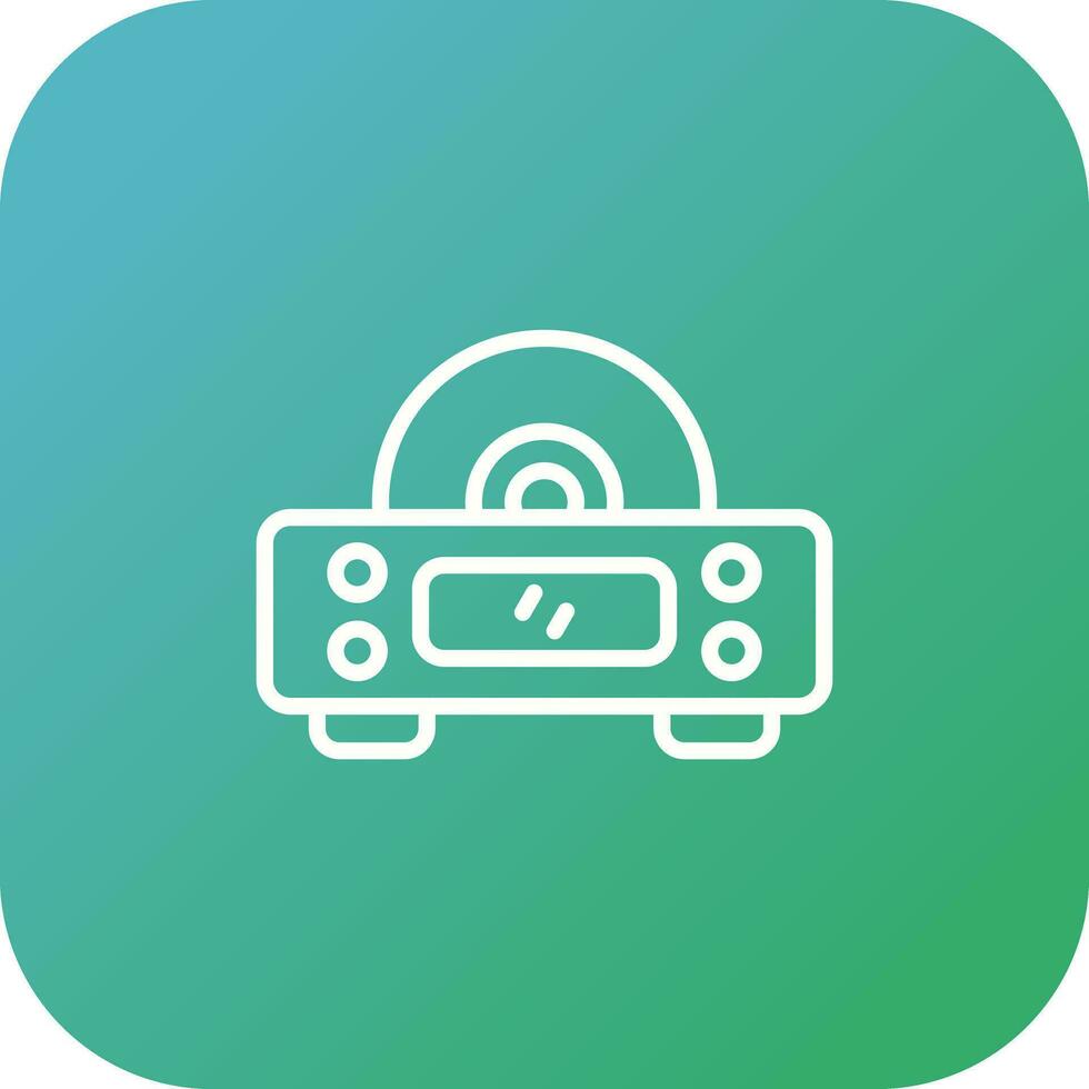 Cd Player Vector Icon