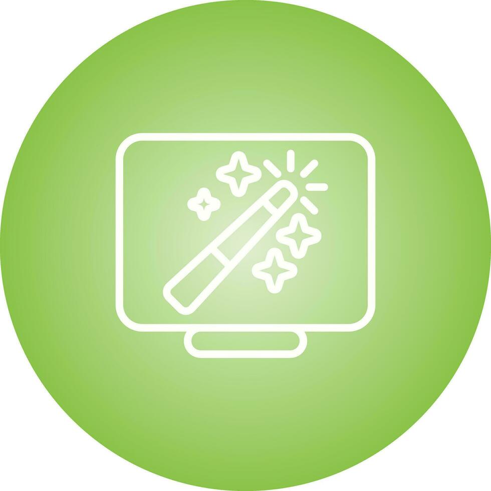 Desktop Computer Vector Icon