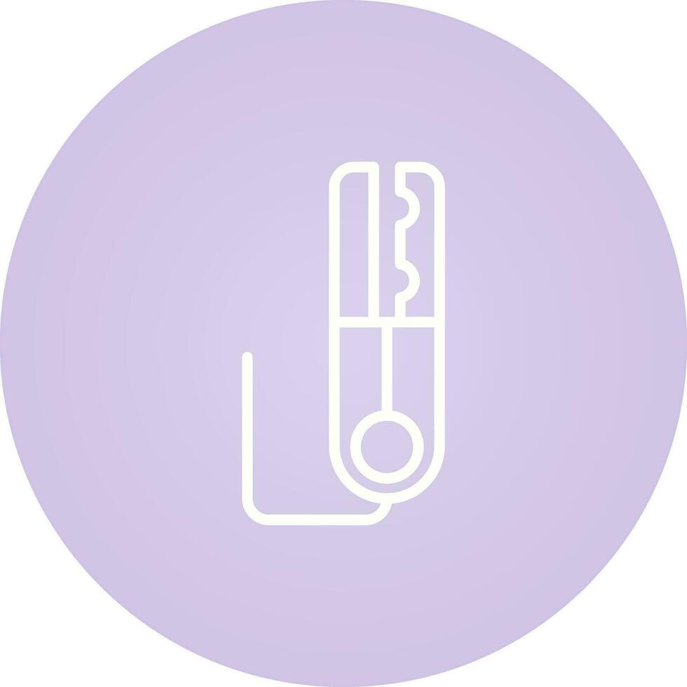 Grounding Clamp Vector Icon