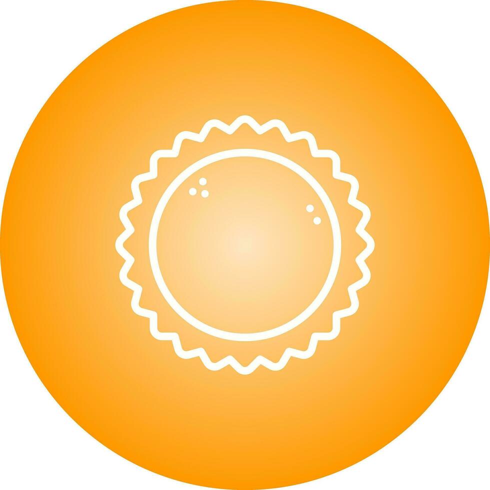 icono de vector de sol