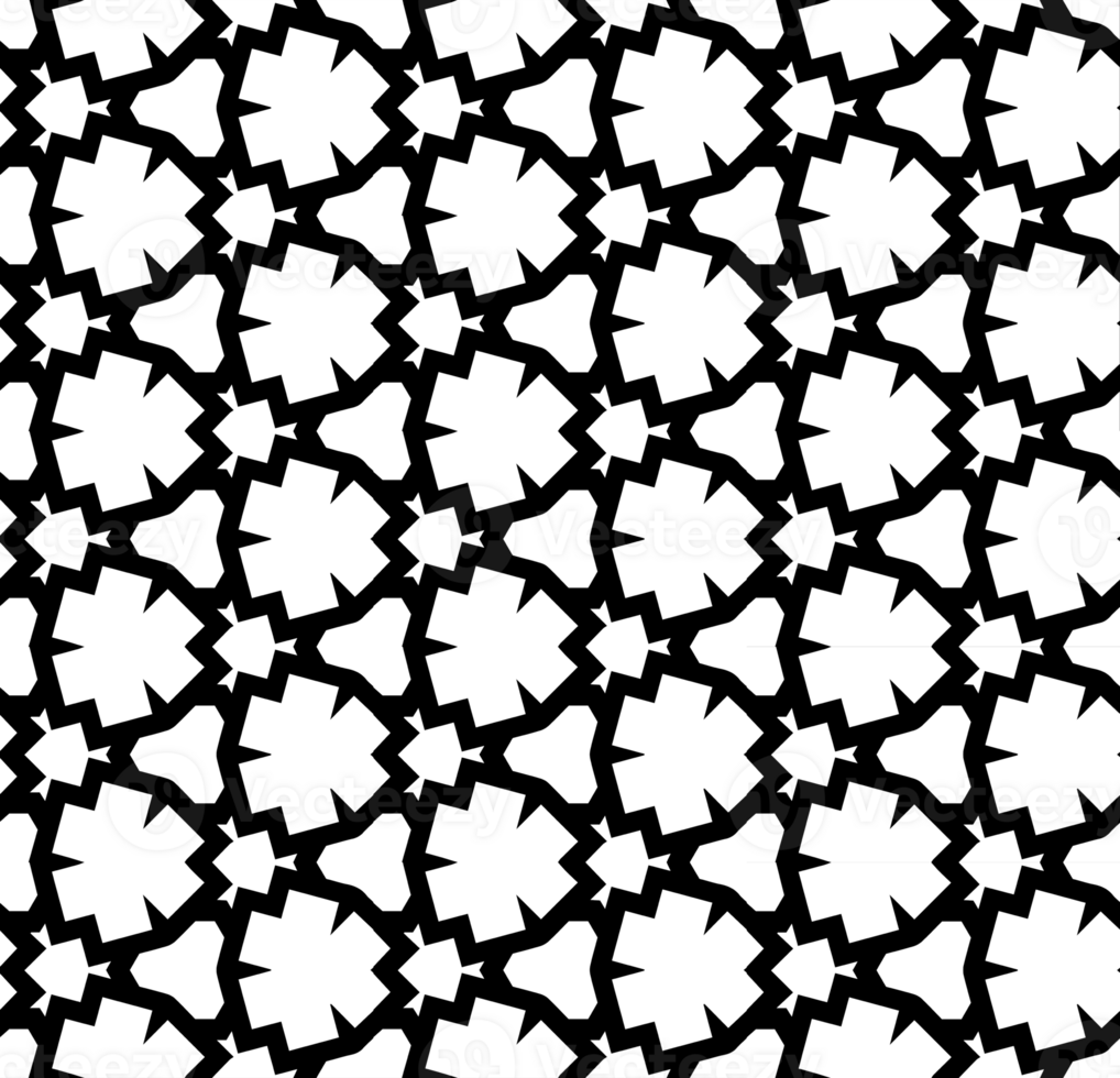 Black seamless abstract pattern. Overlay for background and backdrop. Ornamental design. PNG graphic illustration with transparent background.