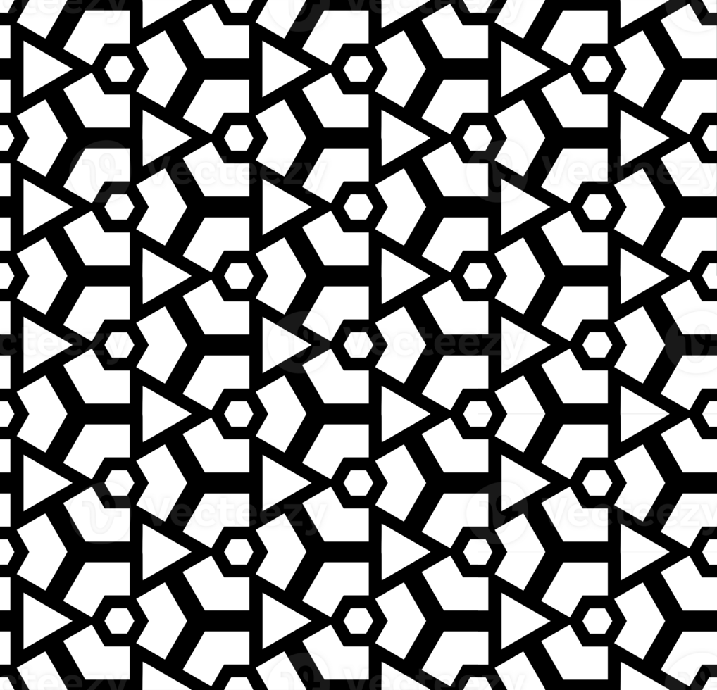 Black seamless abstract pattern. Overlay for background and backdrop. Ornamental design. PNG graphic illustration with transparent background.