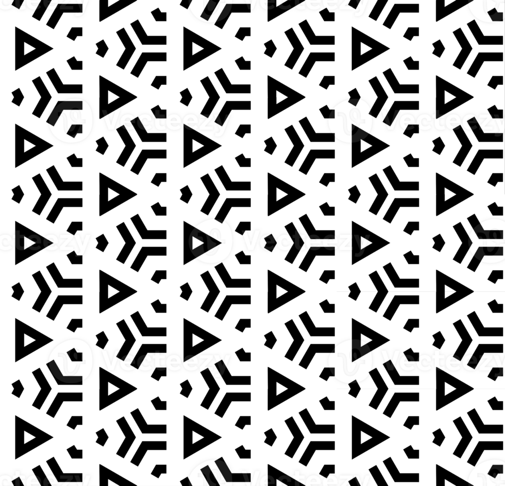 Black seamless abstract pattern. Overlay for background and backdrop. Ornamental design. PNG graphic illustration with transparent background.