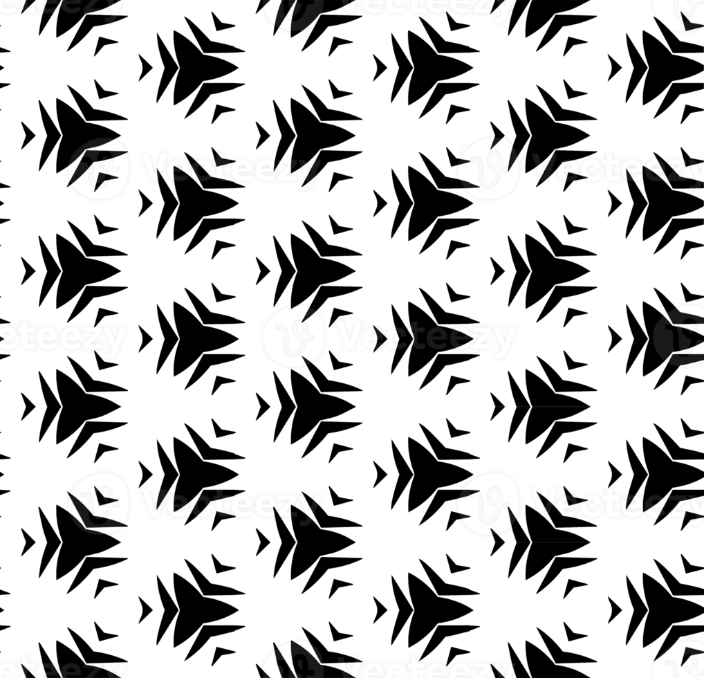Black seamless abstract pattern. Overlay for background and backdrop. Ornamental design. PNG graphic illustration with transparent background.