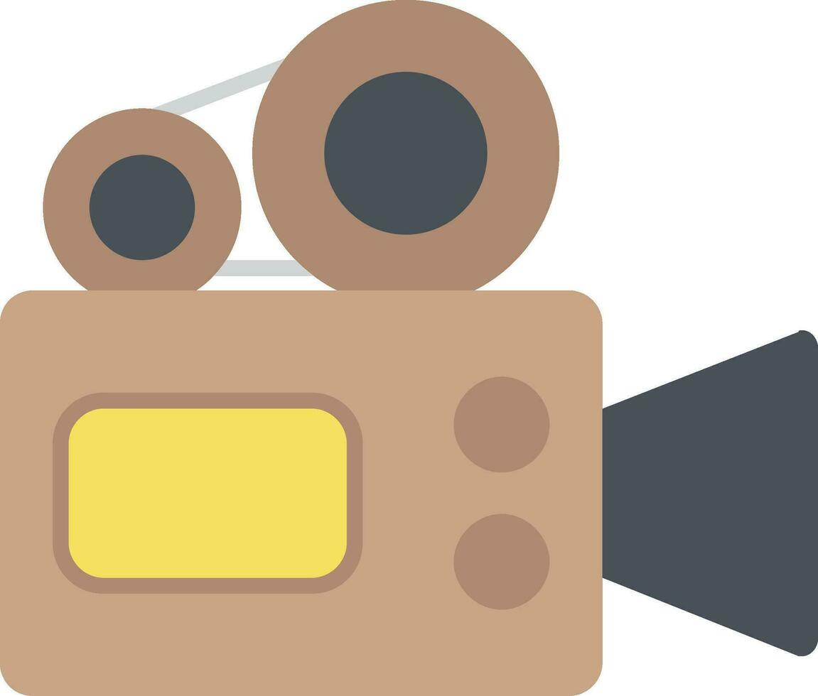 Video Camera Flat Icon vector