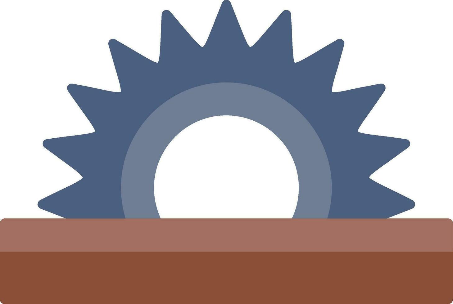 Circular Saw Flat Icon vector