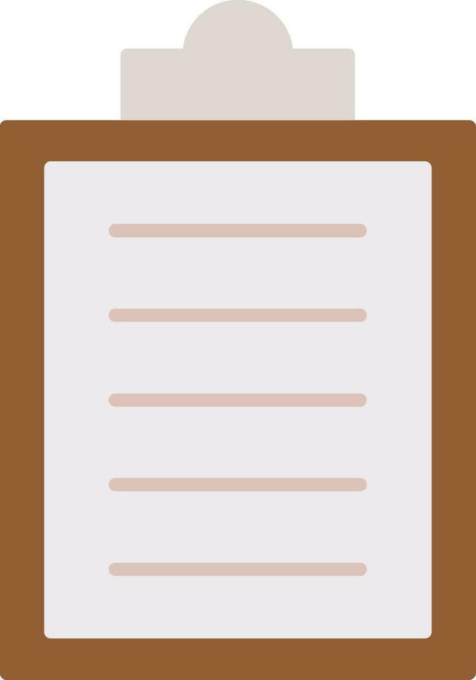 Clipboard Flat Icon vector
