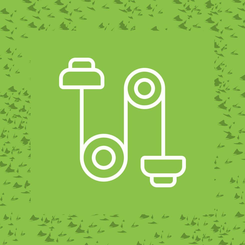 Wire Rope Pulley Vector Icon