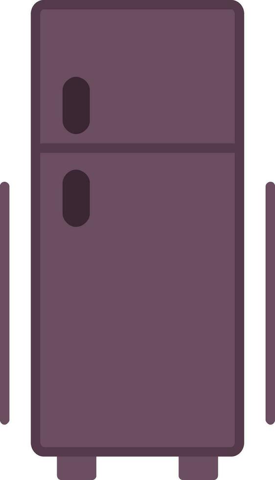 Fridge Flat Icon vector