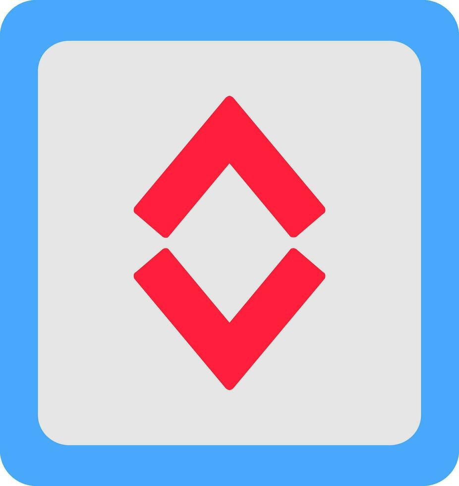 Up Down Flat Icon vector
