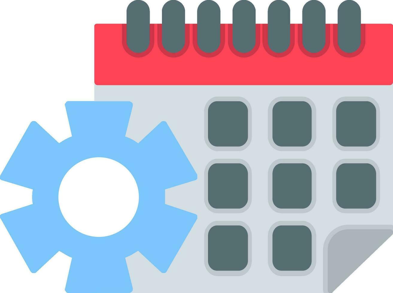 Calendar Flat Icon vector