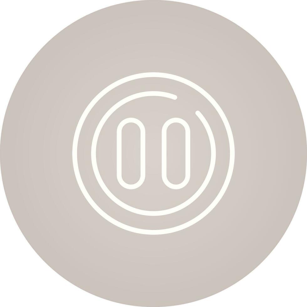 Pause Circle Vector Icon