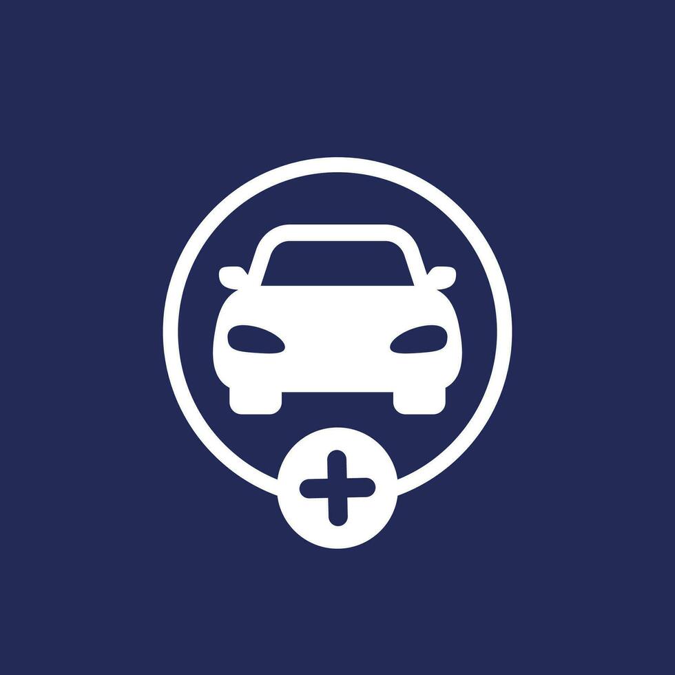 add a new car vector icon