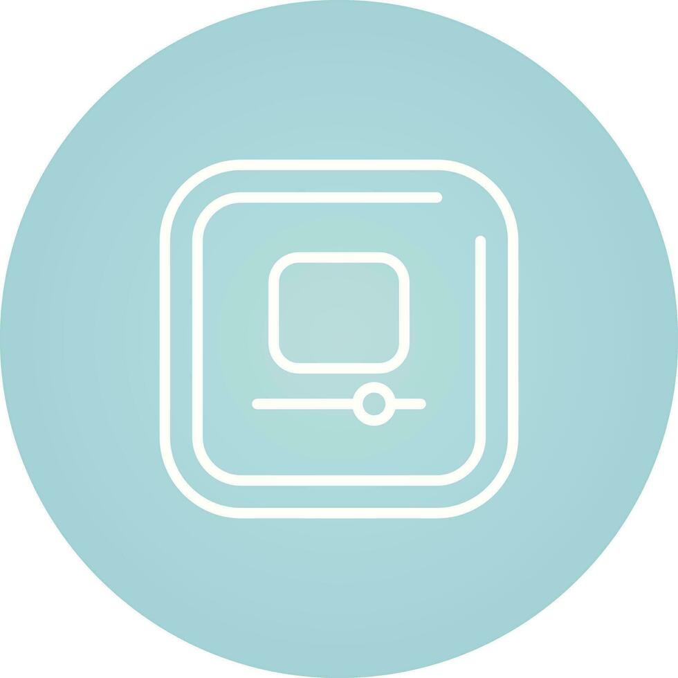 Video Stop Square Vector Icon