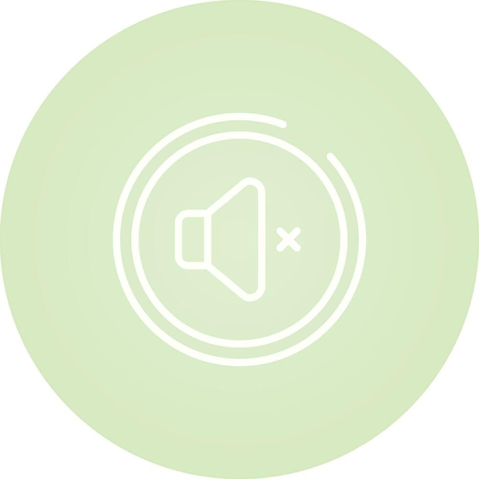 Mute Button Vector Icon