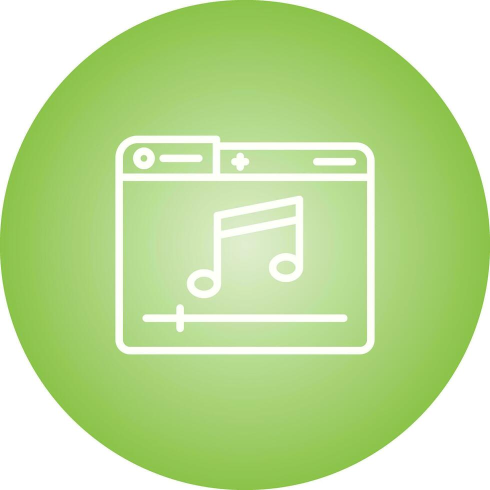 Music Player Vector Icon