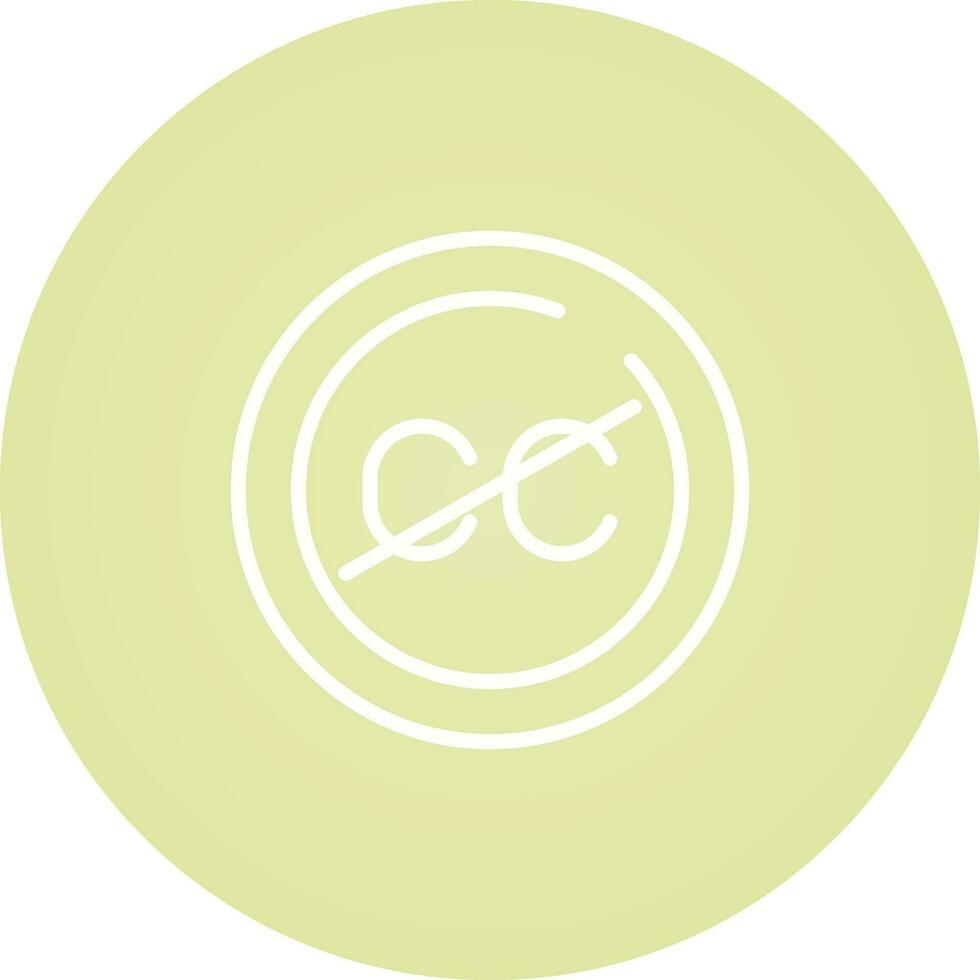 Closed Captions Circle Vector Icon