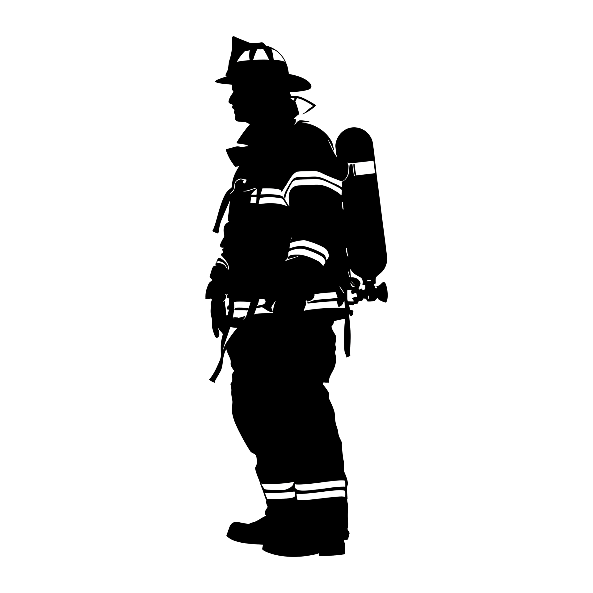 AI Generated Silhouette Of A Firefighter Full Body 36901789 PNG ai-generated-silhouette-of-a-firefighter-full-body-36901789-png