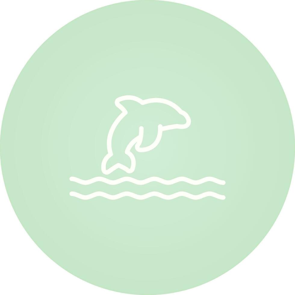 Dolphin Vector Icon