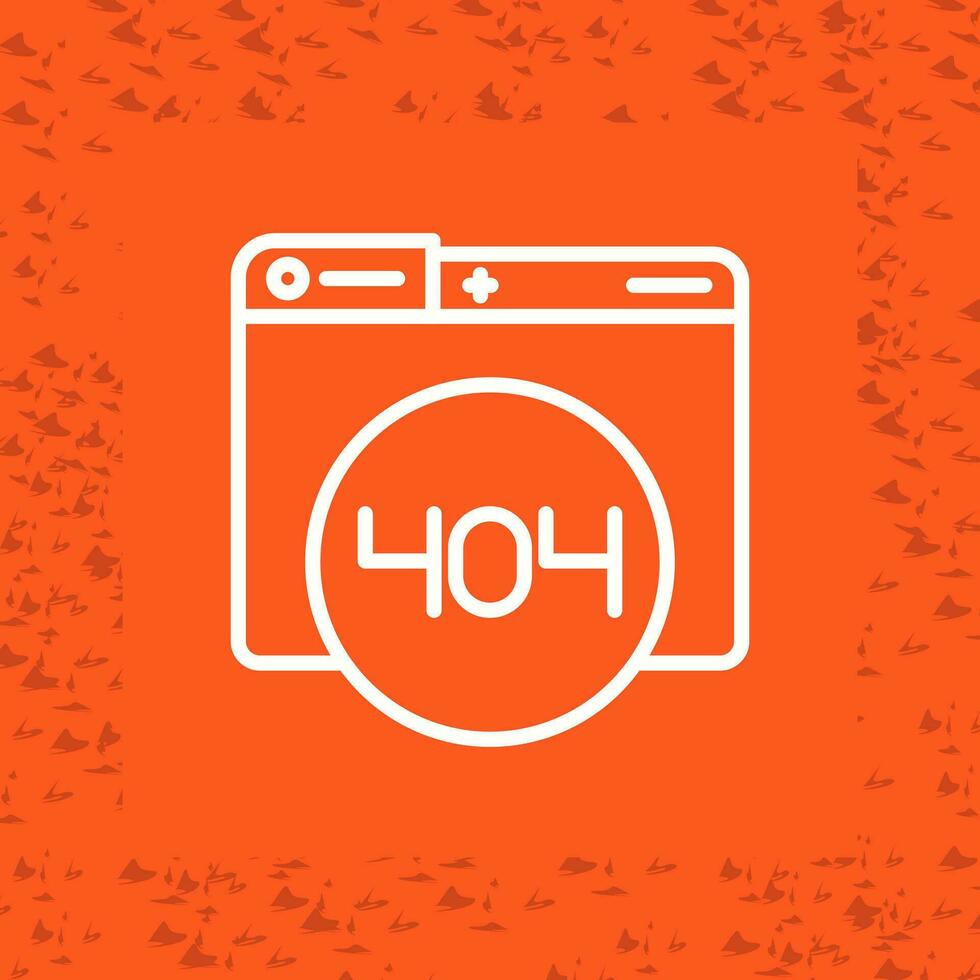 404 Error Vector Icon