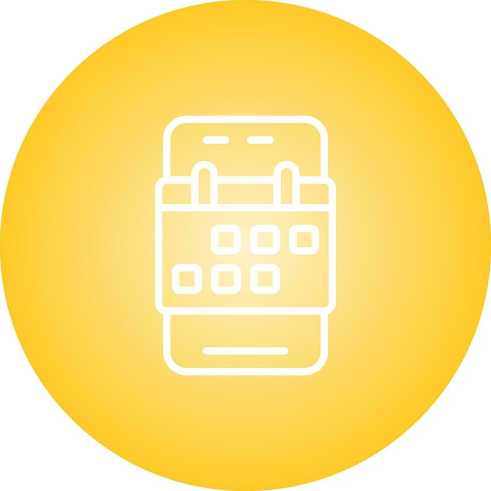 Booking App Vector Icon