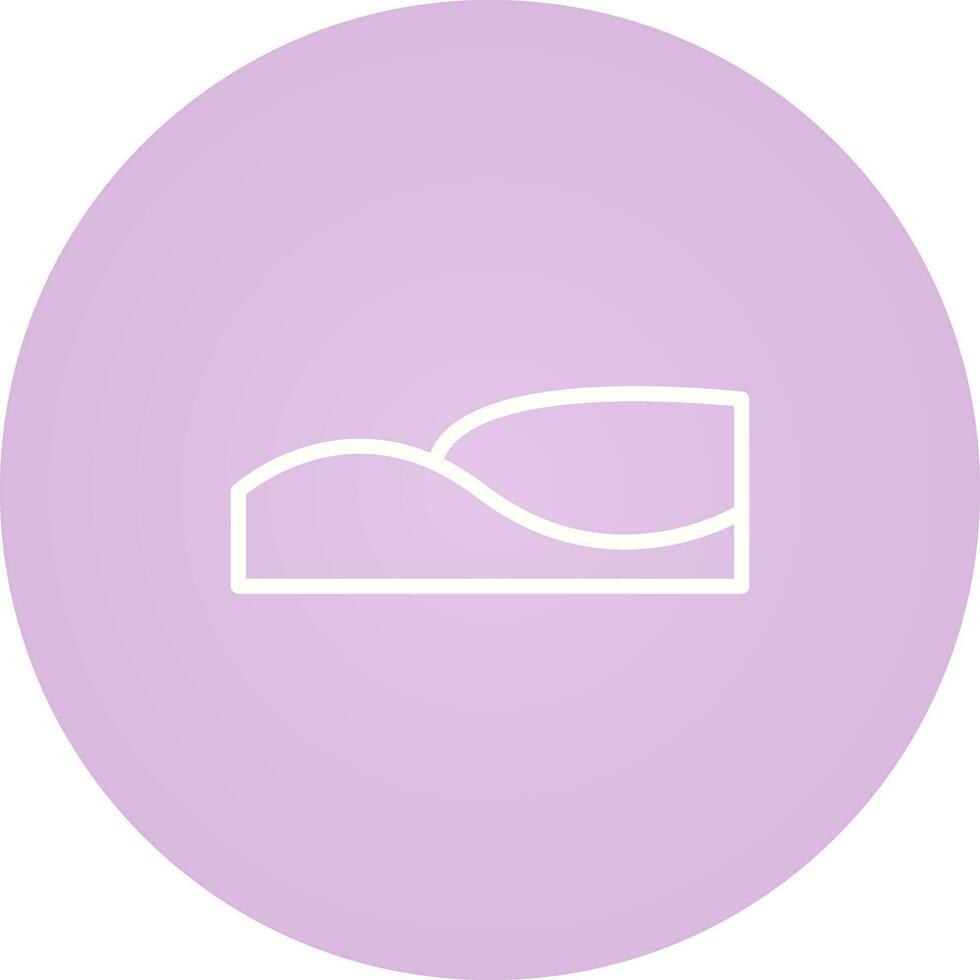 Sand dunes Vector Icon