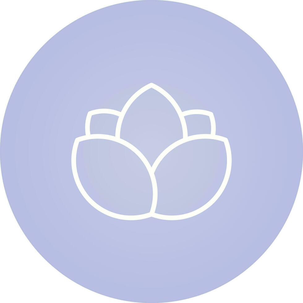 Lotus flower Vector Icon