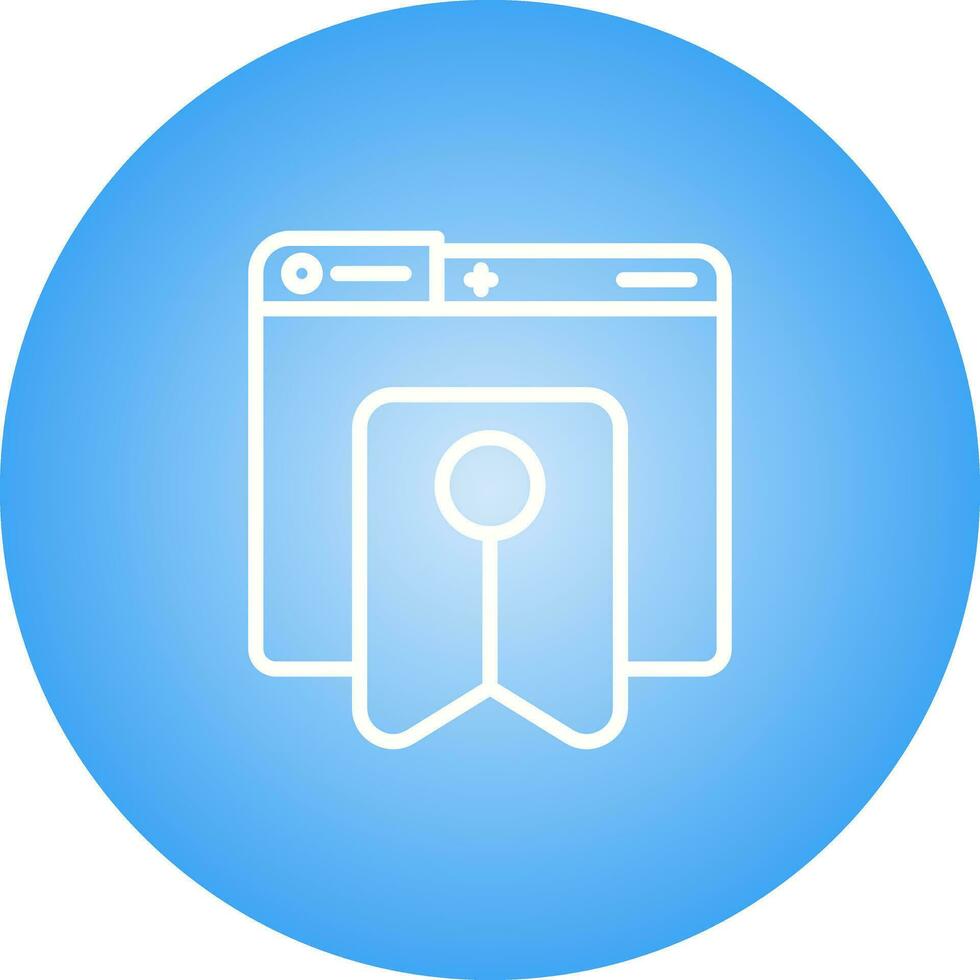 Bookmarked Vector Icon