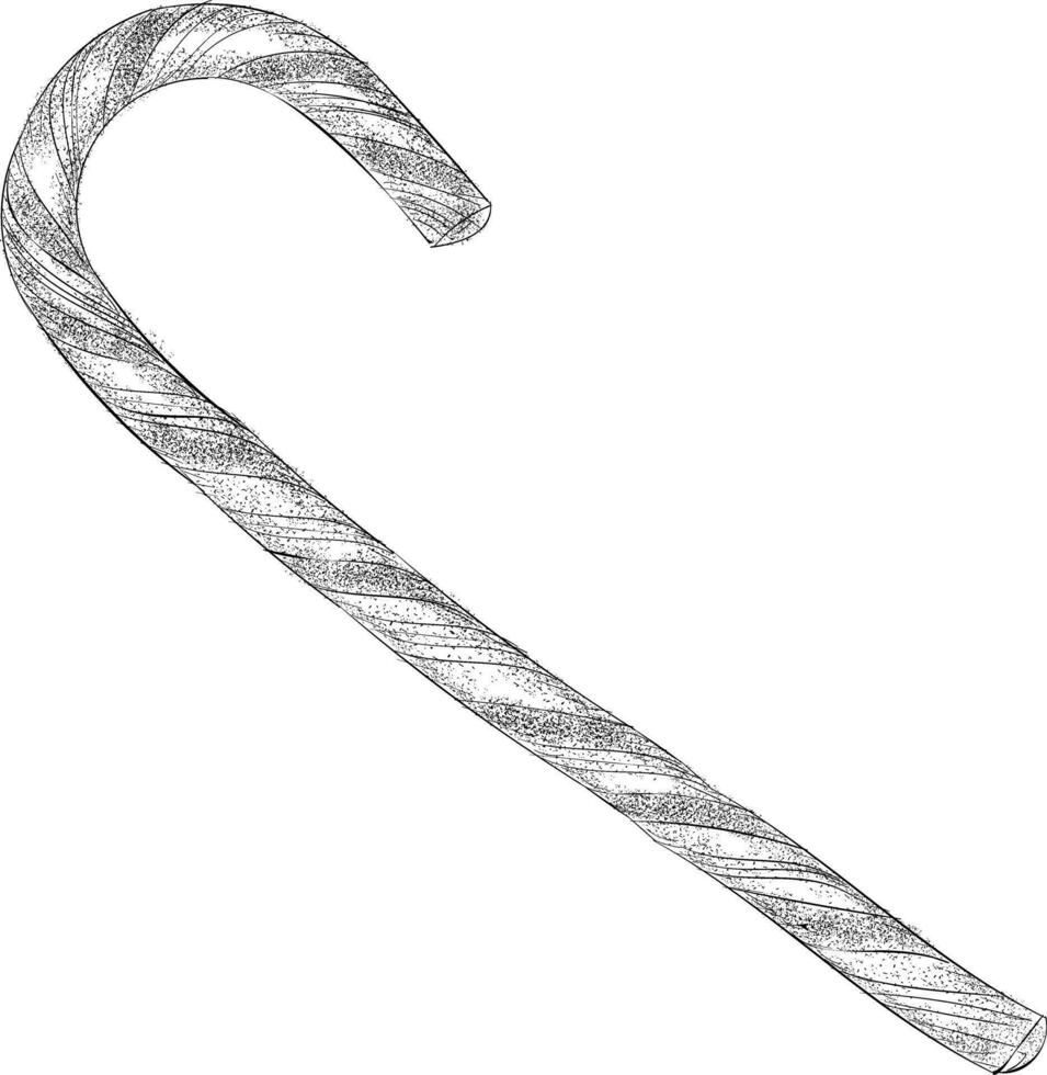 Trendy Candy Cane vector