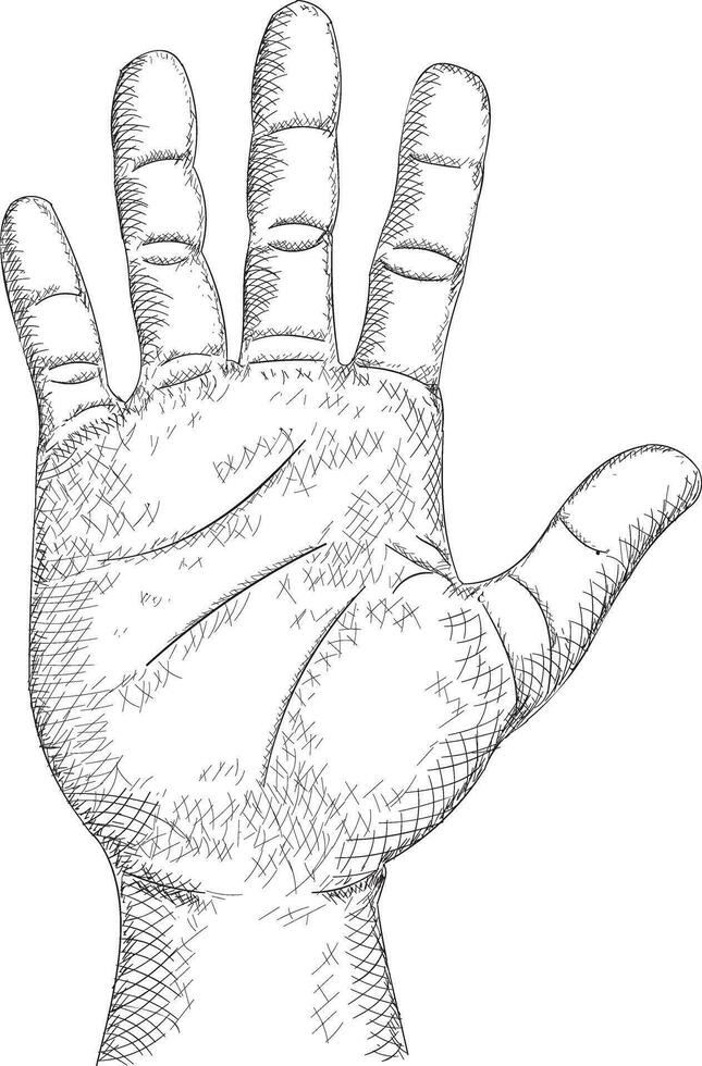 Trendy Hand Concepts vector