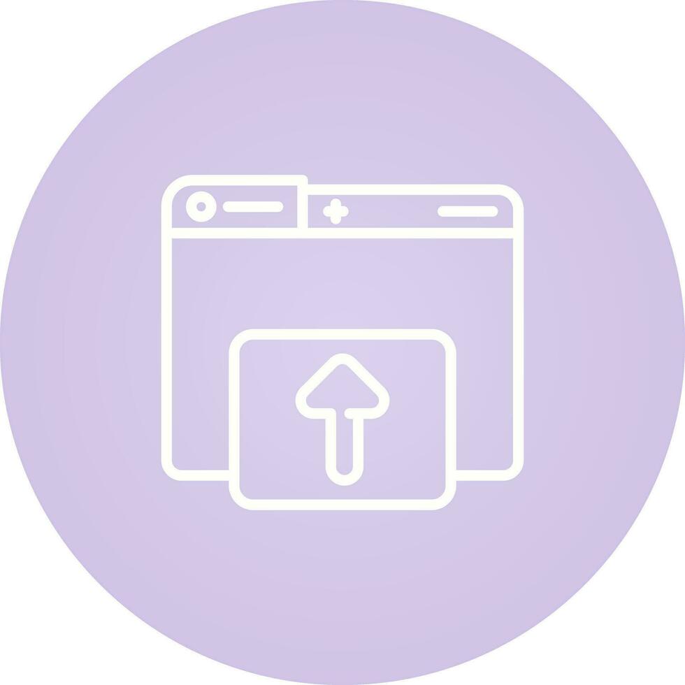 Uploading Vector Icon